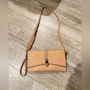 Elegant Tan Crossbody Bag